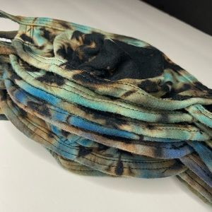 10 Blue & Green Cotton Face Masks